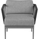 Catania Dark Grey / Copacabana Grey Outdoor Armchair